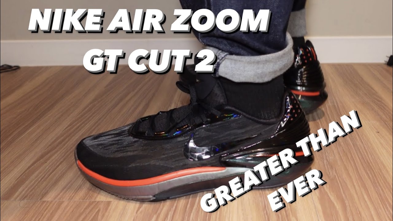 NIKE AIR ZOOM G.T. CUT 2 GTE EP GREATER THAN EVER COLORWAY SHOE REVIEW ON  FOOT! THIS COLOR IS SICK!