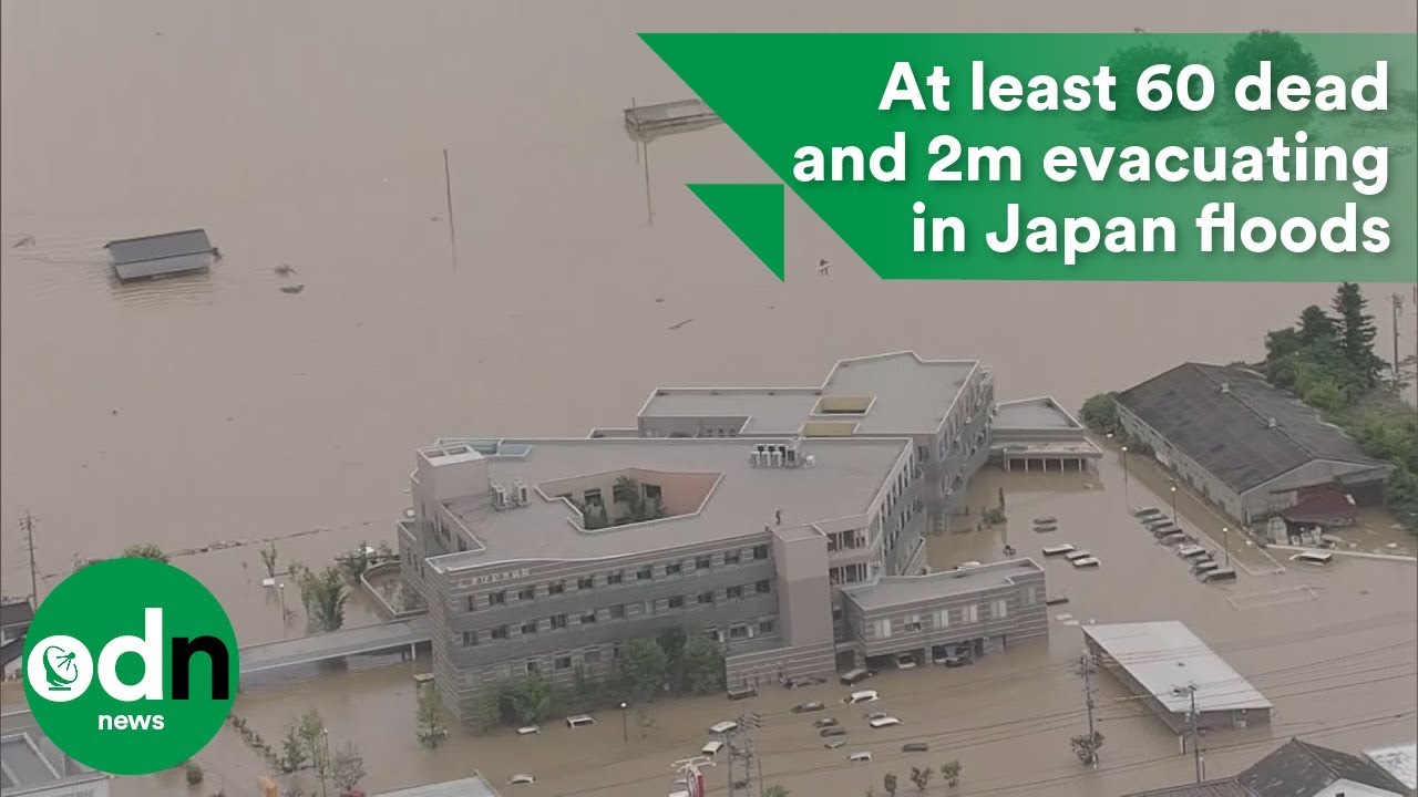 At least 60 dead and 2 million evacuated in Japan floods