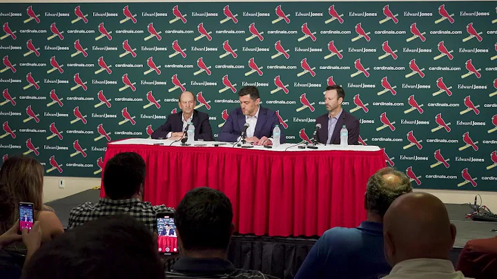 St. Louis Cardinals Chaim Bloom is introduced