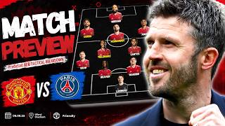 Manchester United vs PSG Preseason Preview!| LIVE ANALYSIS |
