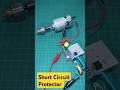 Short circuit protection Circuit 📴 #circuitprotector #diy #electronics
