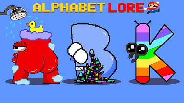 Alphabet Lore But Something is WEIRD #7 | All Alphabet Lore Meme | GM Animation