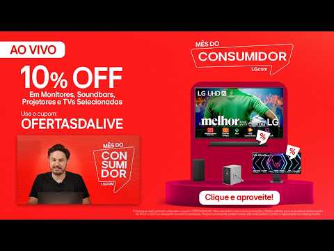 Tela Gigante com Cupom Exclusivo 🔥 10% OFF em TVs, Projetor e Mais | Live LG