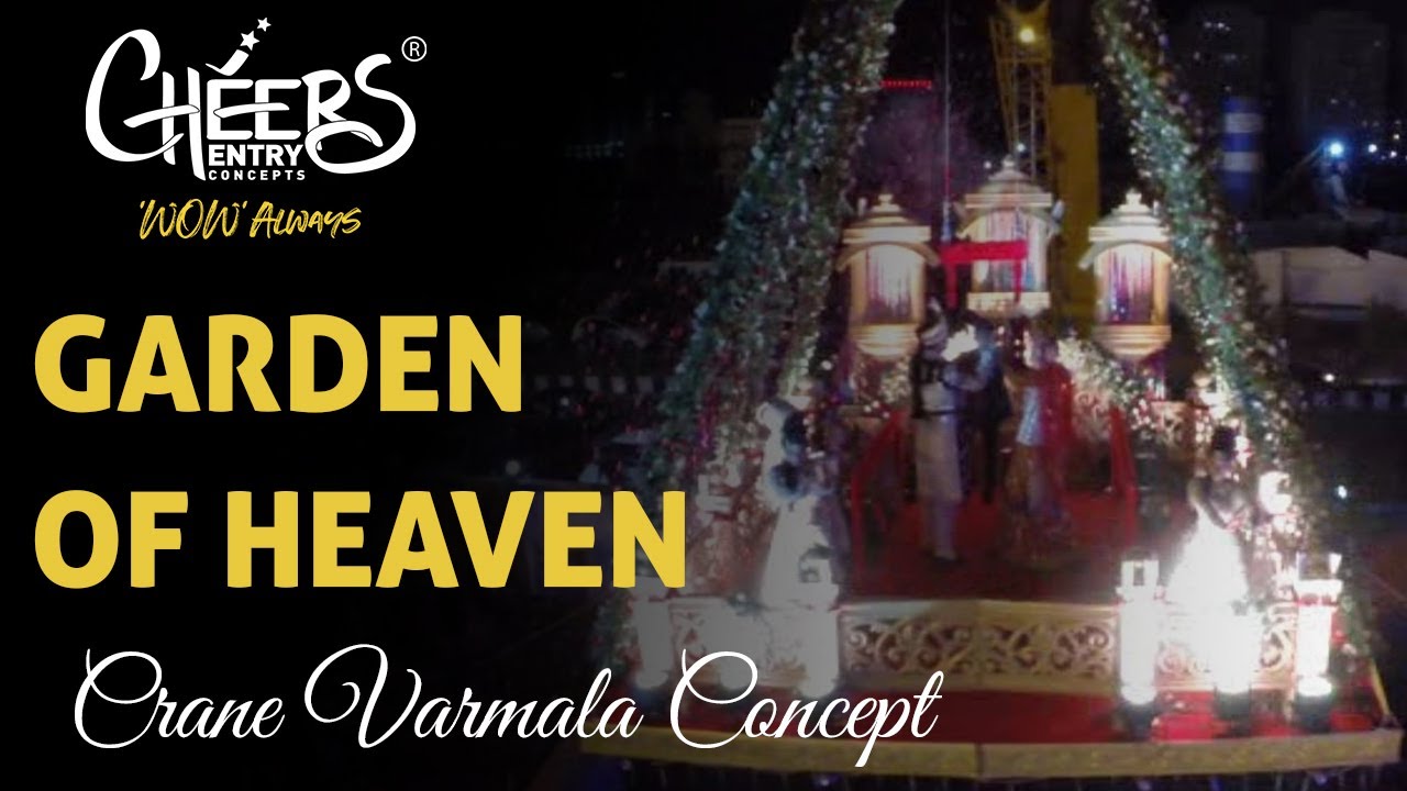 New  Grand Hanging Balcony Best Varmala Top Jaimala Couple Bride Groom Wedding Entry Concepts Themes