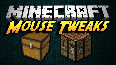 Minecraft Mod Showcase | Mouse Tweaks (Fixed)