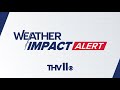 Severe weather coverage in Central Arkansas w/ THV11's Symone Thomas | April 27, 2026