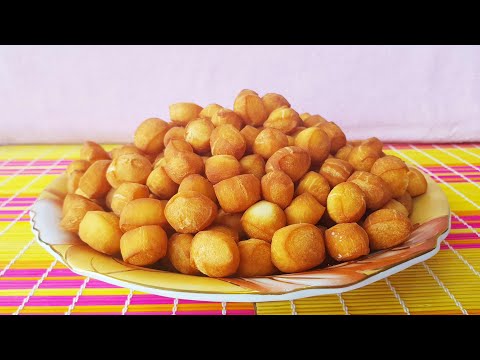Баурсаки сладкие. Бауырсаки без дрожжей и разрыхлителя. Вкусно и просто.