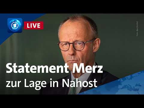 Live: Kanzler Merz zur aktuellen Lage in Nahost