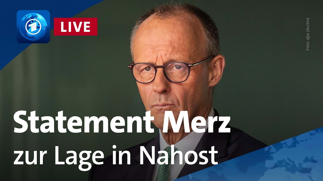 Live: Kanzler Merz zur aktuellen Lage in Nahost
