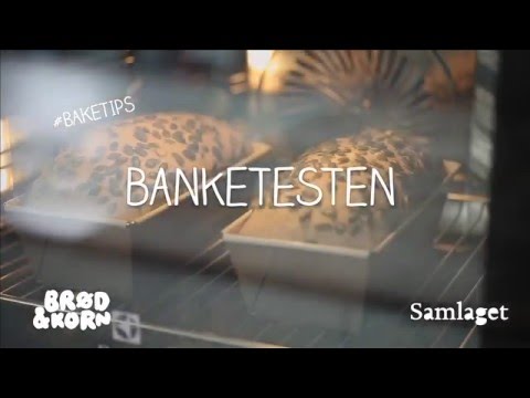 Baketips frå Torunn Nordbø: banketesten - YouTube