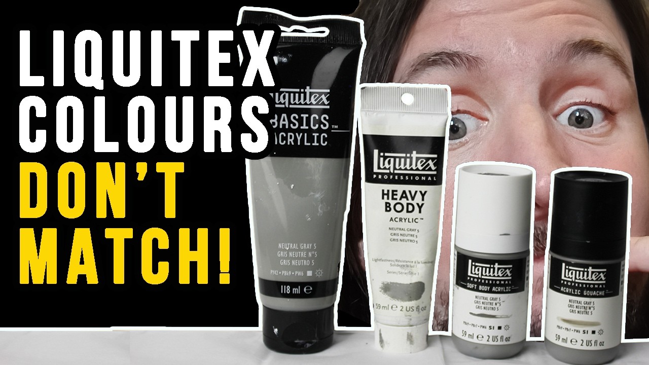 Whats The Difference Between Liquitex Acrylic Paints ? - Hard Body, Soft Body, Basics, Gouache