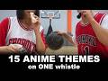 One Whistle, 15 Anime Bangers Back-to-Back🪈Slam Dunk→Demon Slayer→Conan→Sailor Moon #music #皮蛋Solo粥