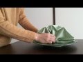 テーブルナプキンの折り方＜サンライズ＞おもてなしのレッスン "omotenashi" napkin folding lesson-Sunrise-by Precious Plus