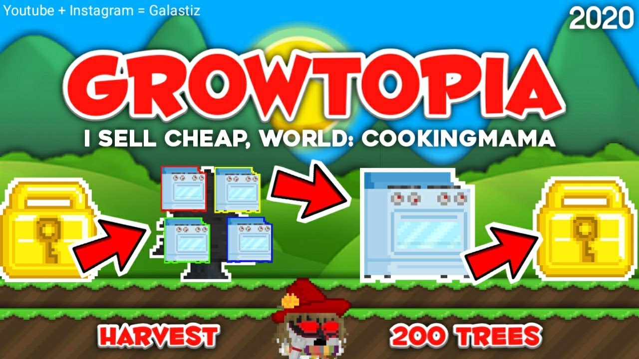 Harvest 200 Home Oven Trees (Growtopia Big Profit) YouTube
