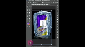 Frozen Ice Block effects in Photoshop | TUTORIAL #shorts