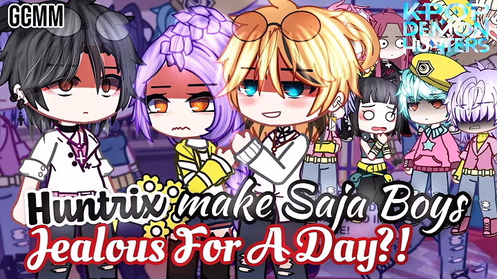 HUNTRIX Makes SAJA Boys Jealous For A Day | KPOP Demon Hunters | GLMM / GCMM | Gacha Club Mini Movie