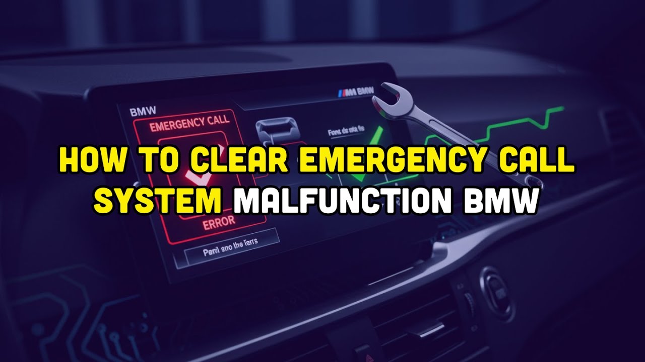 How To Clear Emergency Call System Malfunction BMW? - YouTube