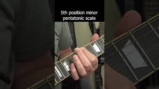Learn The 5th Position Minor Pentatonic Scale in Less Than a Minute | shorts