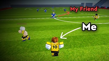 I DISGUISED As A NOOB And Played Against My Friend (Super League Soccer)