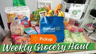 Weekly Meal Plan Grocery Haul Walmart Grocery Pick Up