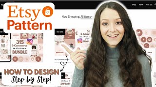 How to Design an Etsy Pattern Website Step-by-step! How to Design an Etsy Pattern Website Step-by-step!
