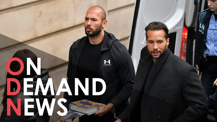 Handcuffed Andrew Tate Appeals Detention in Court