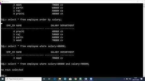 Database Management System Lab 1