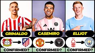 🚨 NEW CONFIRMED TRANSFERS & RUMOURS! 🚨🔥 ft.Casemiro, Grimaldo, Elliot... etc