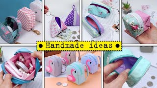 5 DIY SUPERB CUTE MINI COIN POUCH AND WOMAN STUFF BAG ✂️❤️Absolutely Easy to Sew screenshot 2