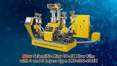 NEW!! Scientific Mini Co-Ex Blow Film with 3 and 5 Layers - Labtech Engineering