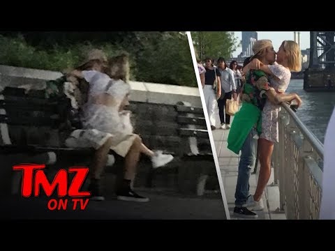 Justin Bieber and Hailey Baldwin Share Some Tongue | TMZ TV