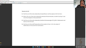 DBMS Question Session Task No 26 | 1st Year | Semester 01 | Java Institute | Tuwan Munaff Adahan