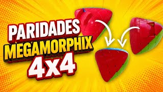 4X4 MEGAMORPHIX PARITIES LAST LAYER EDGE PARITIES with algorithms part 4