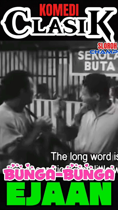 Tulisan Ada Bunga ⁉️ Maka Jadi SARKIS 😅🤣🤭 Pendekar Bujang Lapok #lucu #komedi #lawak