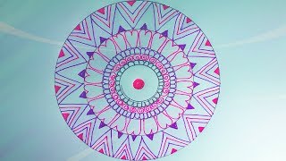 mandala easy designs drawing beginners draw colorful tutorial