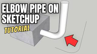 How to make elbow pipe with follow me tool in sketchup