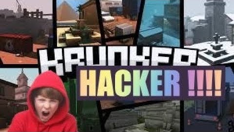 I think I found a hacker in Krunker
