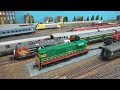 Поезда и железная дорога - Макет железной дороги - Видео про поезда для детей