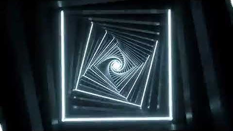 motion flying/  Rotating neon squares tunnel loop - Free HD Video Clips*Nice Free download
