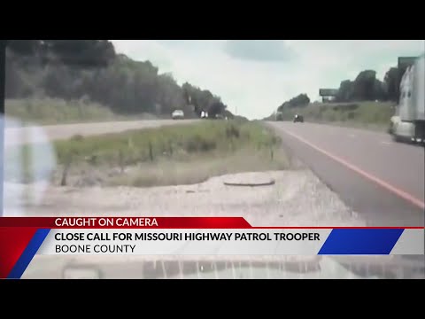 Missouri state trooper nearly struck by suspected impaired driver on I-70