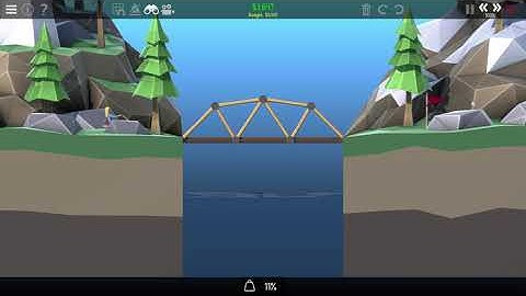 Poly Bridge 2 Serenity Valley Gameplay (PC Game)