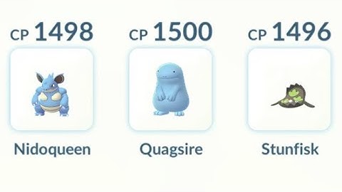 All Ground Type Team: Nidoqueen Quagsire Stunfisk | Pokémon GO Great League GBL PvP