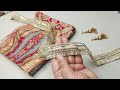 बचे हुए कपड़े से बनाएं ख़ूबसूरत पोटली: Beautiful Potli Pouch/ How to Make Perfect Potli Bag at home 