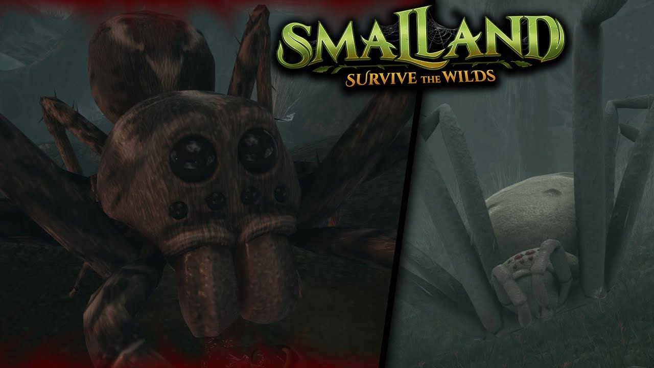 Riesen Albino Spinne töten & Wolfsspinne zähmen! | Smalland Survive the Wilds