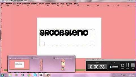 Tutorial GIMP - Come creare una scritta arcobaleno.