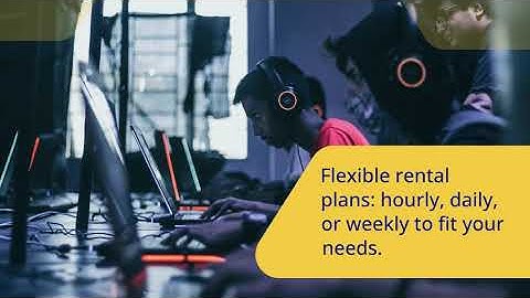 Best Laptop Rental Options for Events and Short Term use?