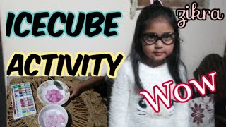 icecube activities|| preschool activity || zikra || brain development activities