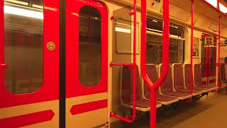 Czech Republic, Prague, metro ride from Skalka to Depo Hostivar