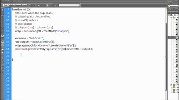 MAD9014 - Javascript String Methods