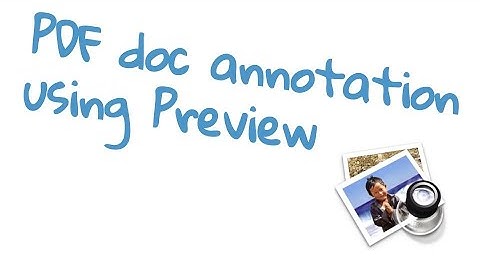 How To Annotate A PDF In Preview